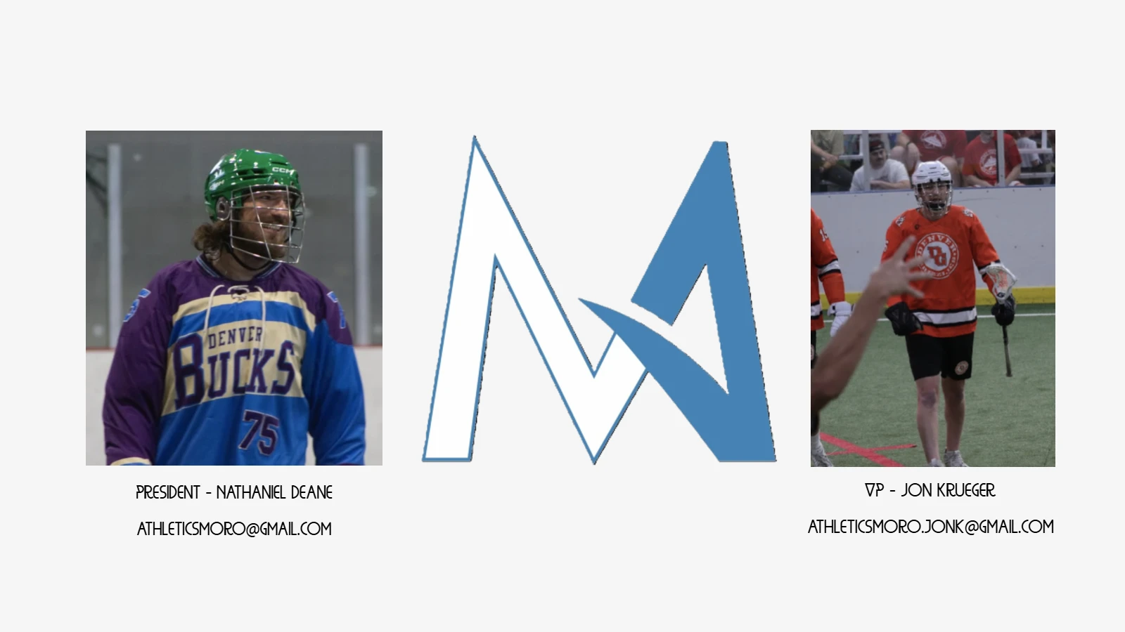 Moro Athletics lacrosse players