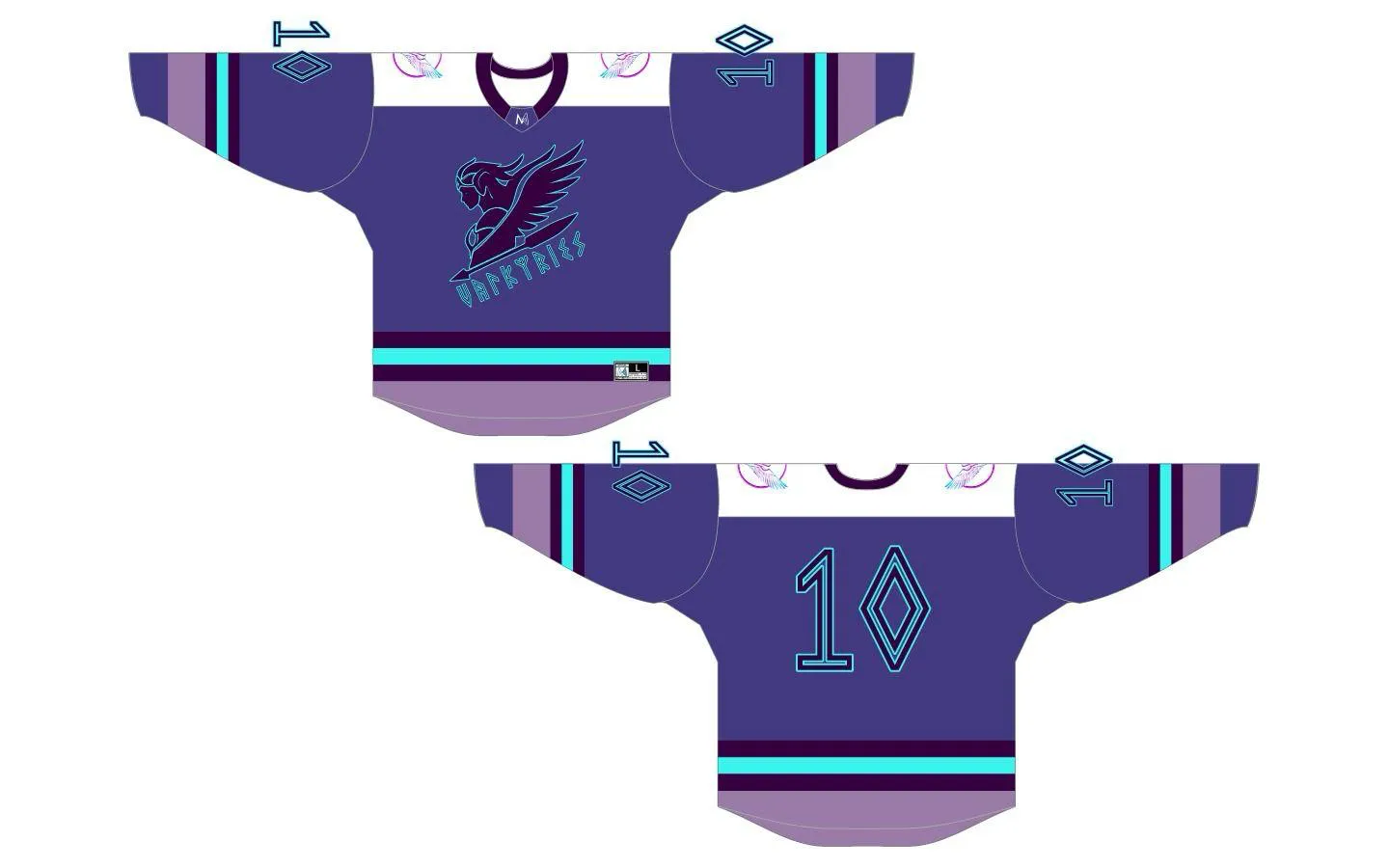 Valkyries Jersey - Front and Back